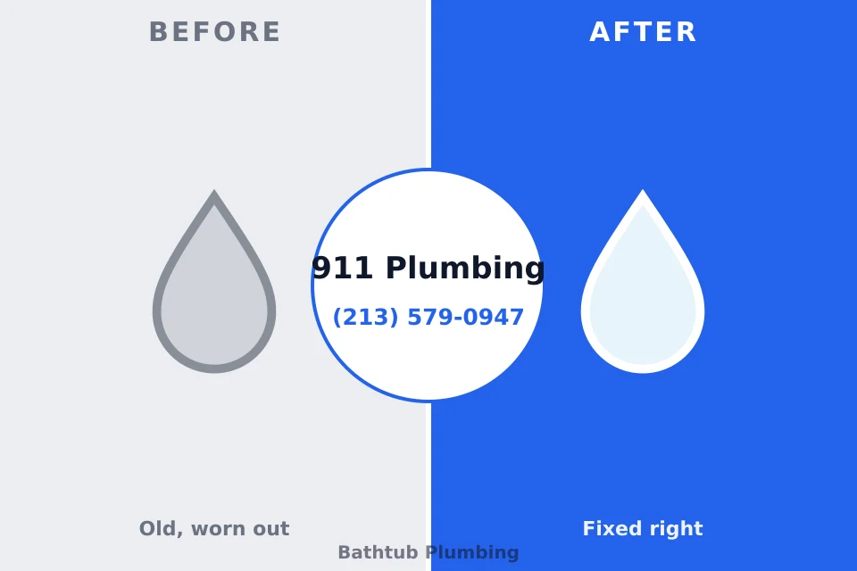 Before and after: plumbing repair Enterprise, UT